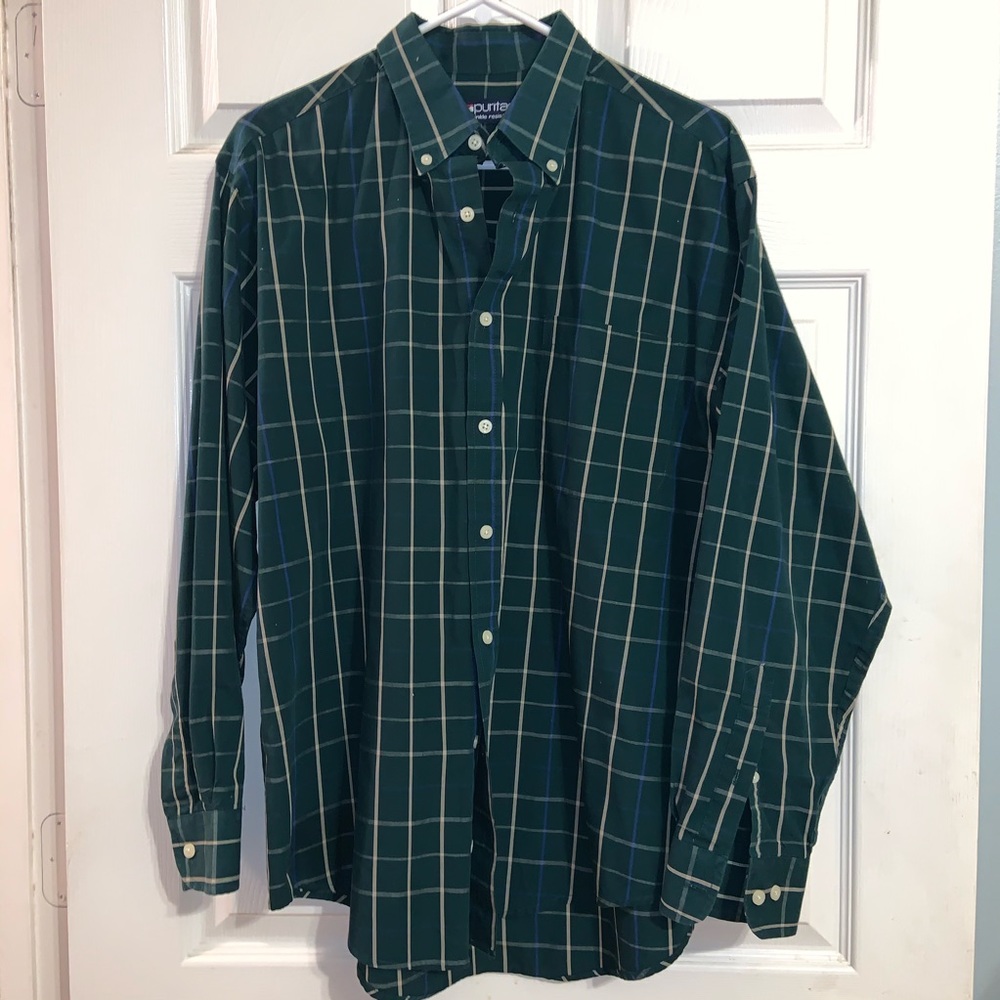 LIKE NEW Puritan Wrinkle Resistant Button Down
